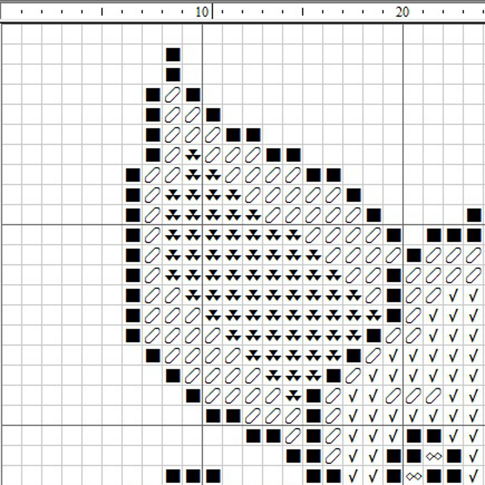 Halloween Bat Cross Stitch Pattern Easy For Kids 3