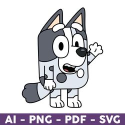 muffin bluey svg, muffin dog svg, bluey svg, dog svg, bluey dog svg, cartoon svg - download file