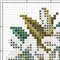 Antique Flowers Cross Stitch Pattern Vintage Floral Berlin Woolwork Cross Stitch Pattern 2