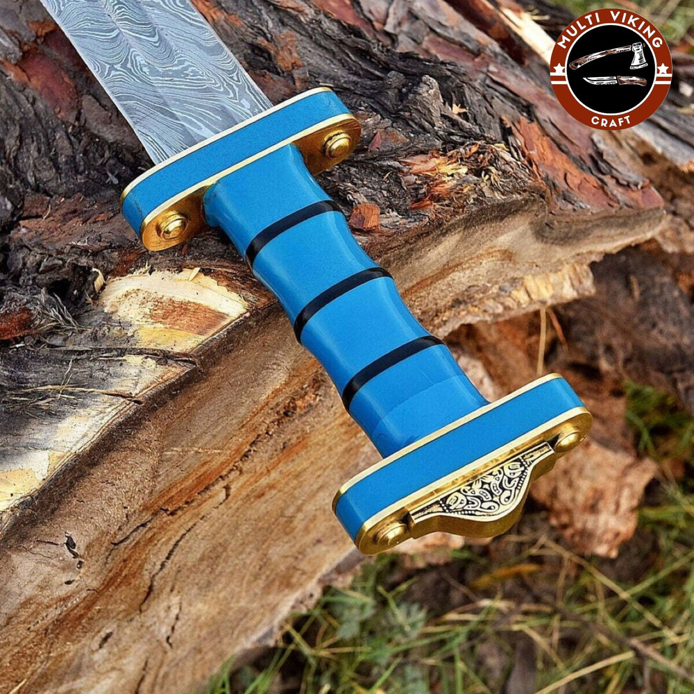 Medieval Swords, Long Swords, Battle Ready Swords, Damascus Steel Sword, Handmade Viking Sword, Full Tang Swords, Personalized Gift Gift For Him (3).jpg