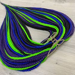 DE Colorful Double ended Ombre braids