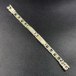 Vintage USSR Silver 875 Bracelet Watch Strap Band 1955