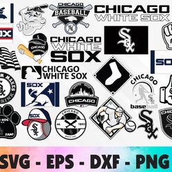 chicago white sox bundle logo,mlb team, logo basketball,  svg, png, eps, dxf