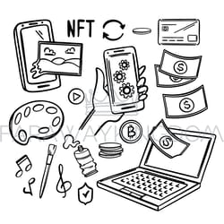 online buying commerce internet sells of art and music works