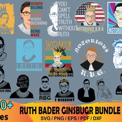150 ruth bader ginsburg svg bundle, ginsburg svg, rbg svg