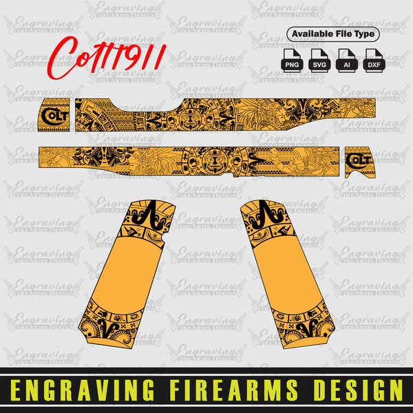 Engraving-Firearms-design-Colt1911-AZTEC-Themed-design.jpg