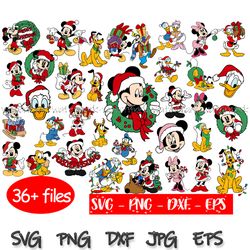 disney christmas svg bundle, mickey christmas svg, minnie christmas, mickey ornament, minnie christmas, donald, daisy
