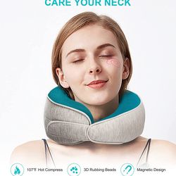 Wireless Neck Deep Knead Massager With Heat Fast Heat Electric U Shape Heater Pillow