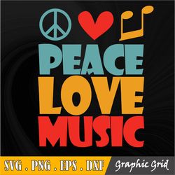 Peace love Music svg, Sublimation Design, Headphone, Headset, Leopard, Cheetah, Music PNG, Pink, Clipart, templates, Dig