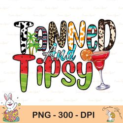 tanned and tipsy sublimation png, tanned and tipsy png, i love summer png file, sun png, western design, watermelon png,