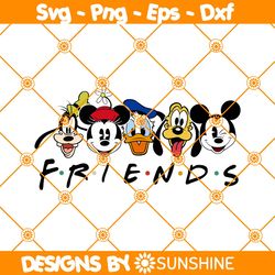 Disney Friends Svg, Friendship Svg, Magical Kingdom Svg, Family Vacation Svg, Family Trip Svg, Vacay Mode Svg
