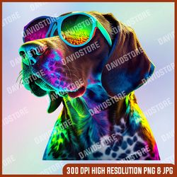 german shorthair pointer funny gsp dad mom png, png high quality, png, digital download
