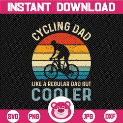 cycling dad png, funny vintage cyclist father's day png, bicycle bike rider png