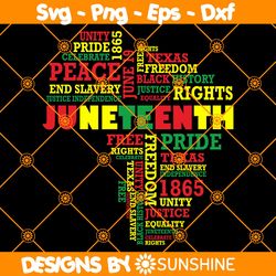 Juneteenth Africa Svg, Freedom Day Svg, Equality Rights Svg, Black History Month Svg, African American Svg