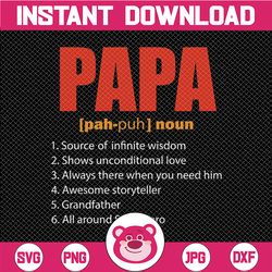 papa svg png, cool papa png, papa like a grandpa only cooler, funny papa png, funny dad svg , grandpa svg , new grandpa