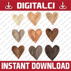 diversity heart skin tones black pride melanin kindness black history, black power, black woman, since 1865 png sublimat