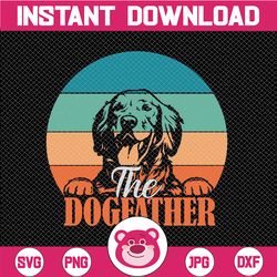 the dogfather svg, dog dad svg, the dog father svg, silhouette cameo, cricut, cut file