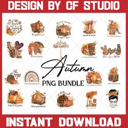 fall autumn sublimation png bundle, fall girl autumn farmhouse bundle, harvest bundle, pumpkin clipart, autumn sublimate