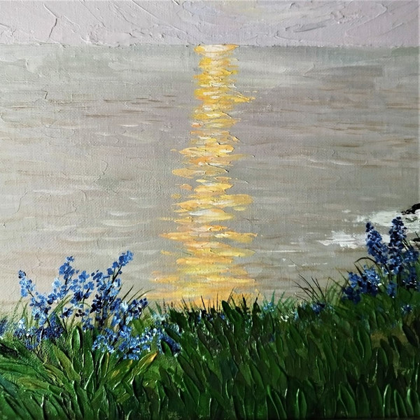 Sunset-lake-acrylic-painting-landscape-art-in-style-impasto-2.jpg