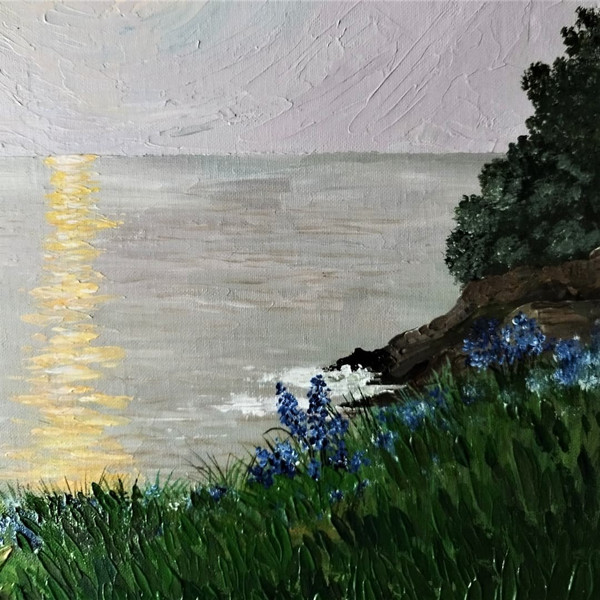 Sunset-lake-acrylic-painting-landscape-art-in-style-impasto-5.jpg