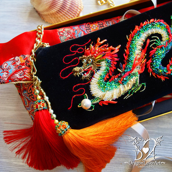 Chinese Dragon Bead Embroidery clutch 2.jpg