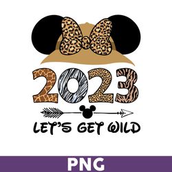 let's get wild 2023 png, mickey png, animal kingdom png, disney png, cartoon png - download file