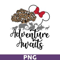 adventure awaits png, minnie png, mickey png, animal kingdom png, disney png, cartoon png - download file