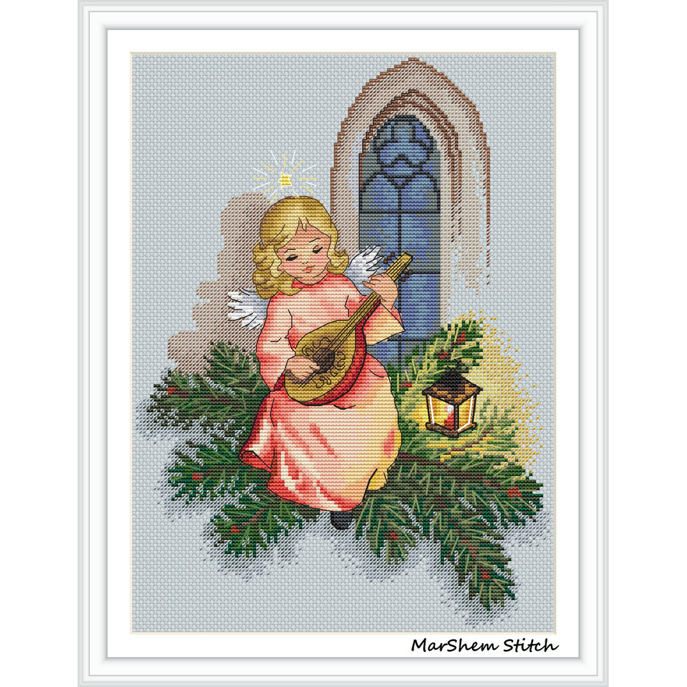 Angel with lute РАМКА.jpg