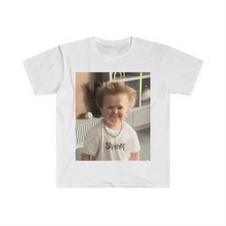 funny hasbulla magomedov crazy hair meme portrait tshirt