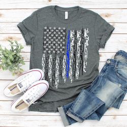 police flag t-shirt 2
