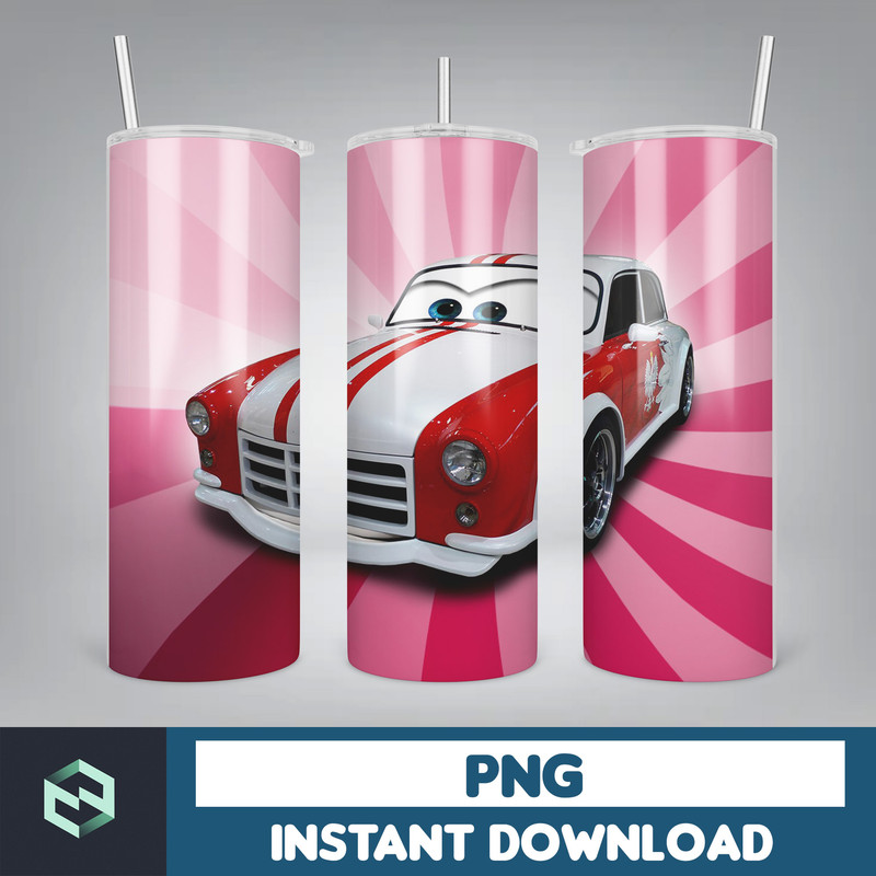 Cars tumbler design, 20 oz skinny tumbler design, sublimation image, tumbler wrap, Cars cup, Cars sublimation, tumbler design, 20oz (4).jpg