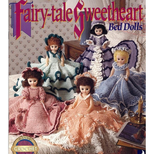 Fairytale sweetheart bed dolls & Dresses Crochet Pattern.jpg