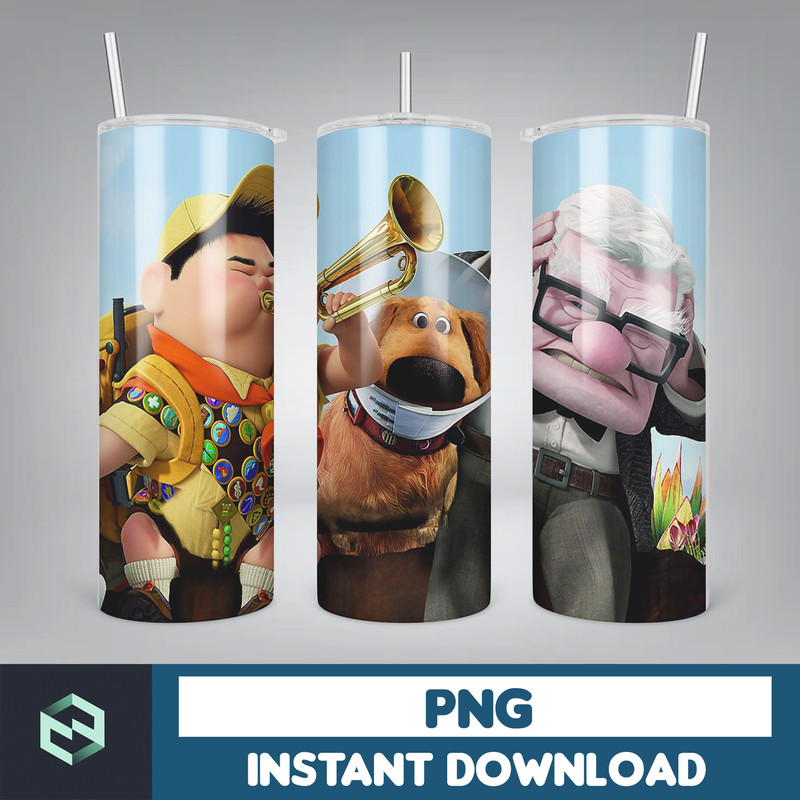 Disney Up Tumbler, 20 oz Up Cartoon tumbler png, Up Cartoon Tumbler wrap , PNG Instant Download , 20oz Skinny Tumbler designs, Up Cartoon, Seamless Tumbler PNG