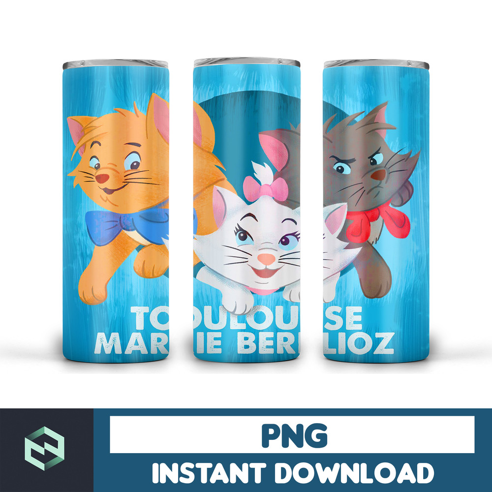 Cat Marie seamless, Cat Marie Pattern, 20 OZ Tumbler Sublimation Design, download template with dog, Cat Marie Tumbler YOU PRINT (21).jpg