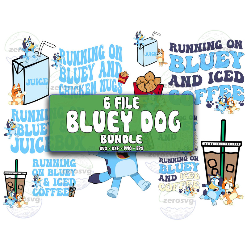 6 file Running on Bluey Dog svg, Bluey svg bundle.jpg