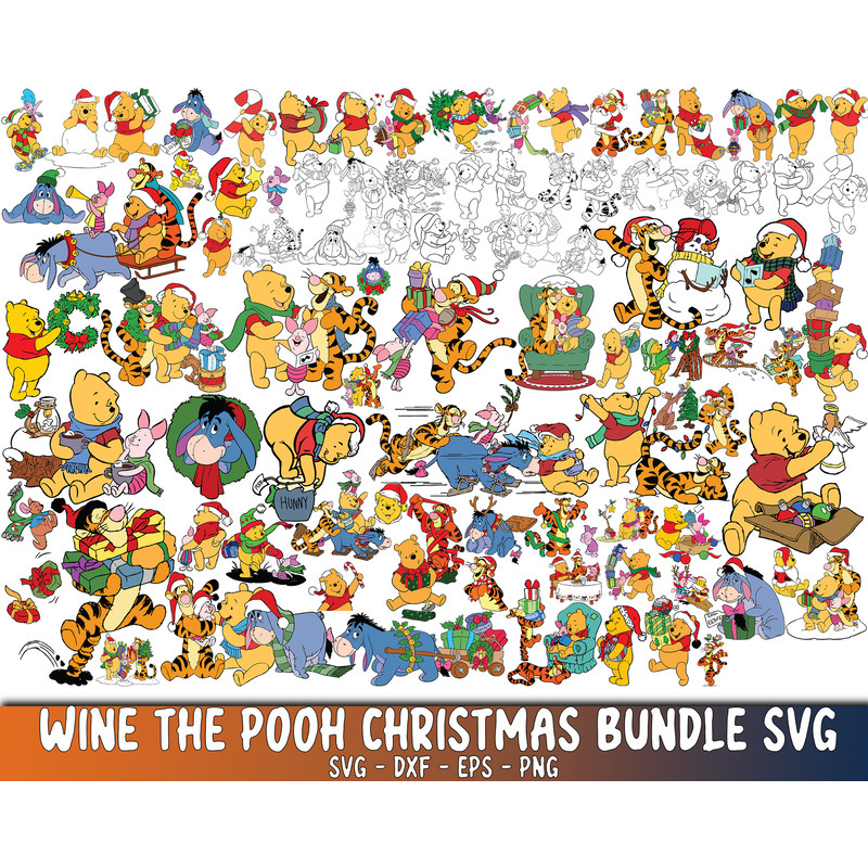 wine the pooh christmas bundle svg.jpg