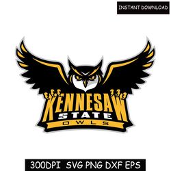 kennesaw state university owls ncaa collegiate 4 inch vinyl decal