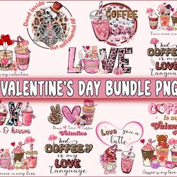 valentine's day bundle png , skeleton ,coffee valentine's day png, digital download, instant download