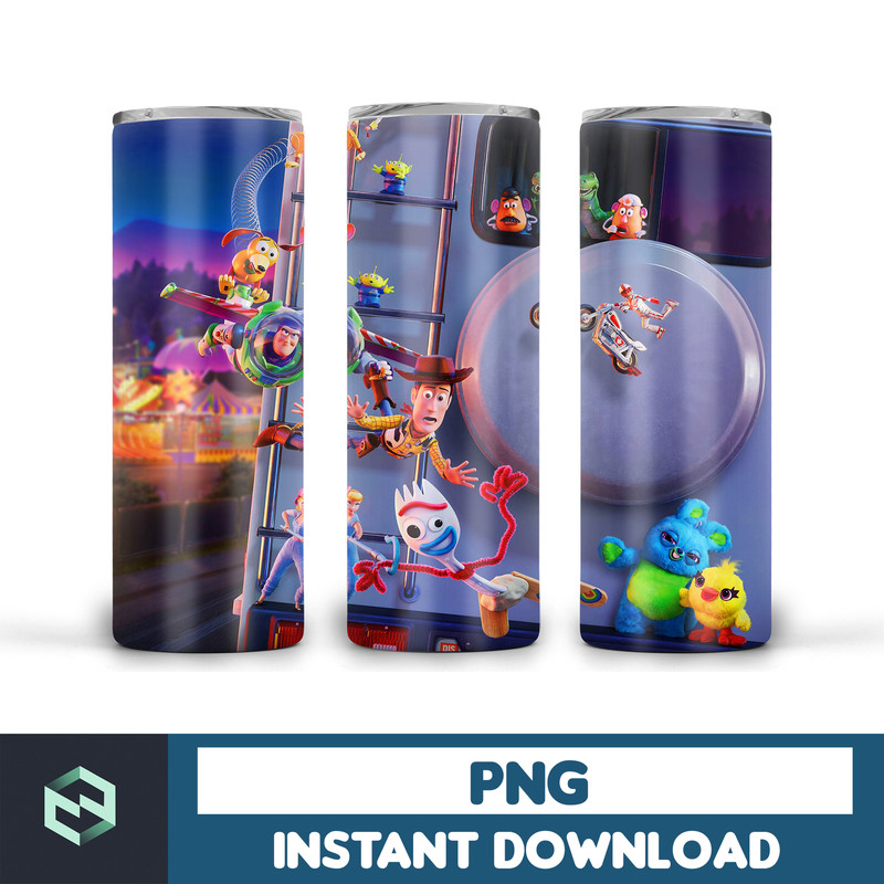 Toy Story Tumbler Wrap, Cartoon Skinny Tumbler 20oz Wrap, 20 oz skinny tumbler design, sublimation design, tumbler wrap, tumbler design wrap (18).jpg