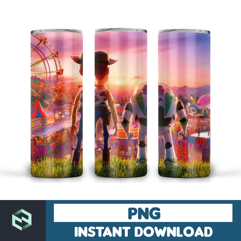 Toy Story Tumbler Wrap, Cartoon Skinny Tumbler 20oz Wrap, 20 oz skinny tumbler design, sublimation design, tumbler wrap, tumbler design wrap (19).jpg