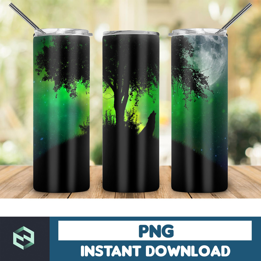 Wolf Tumbler, 20oz Skinny Tumbler, Sublimation Designs for StraightTapered Tumbler, PNG File, Digital Download, Wolf Tumbler 20oz, Wolf (1).jpg