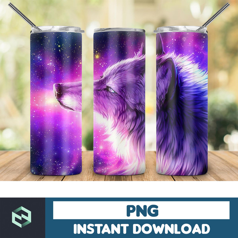 Wolf Tumbler, 20oz Skinny Tumbler, Sublimation Designs for StraightTapered Tumbler, PNG File, Digital Download, Wolf Tumbler 20oz, Wolf (7).jpg
