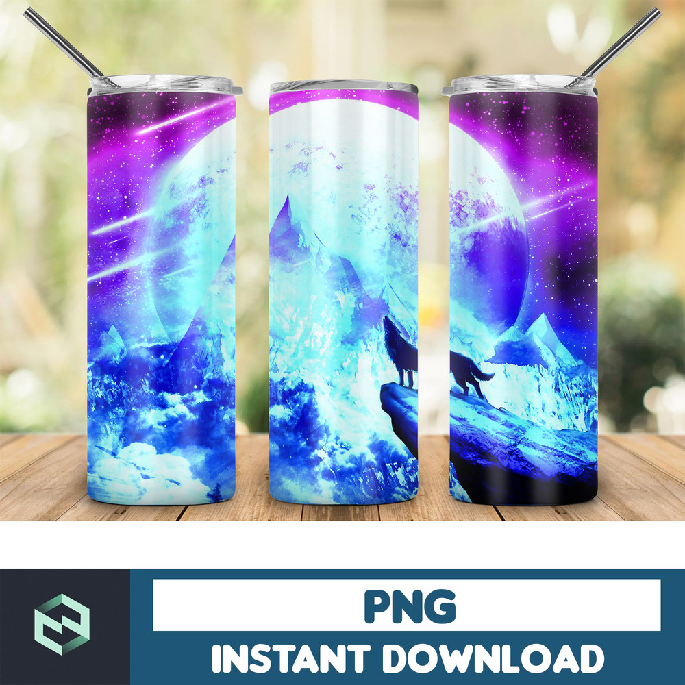 Wolf Tumbler, 20oz Skinny Tumbler, Sublimation Designs for StraightTapered Tumbler, PNG File, Digital Download, Wolf Tumbler 20oz, Wolf (15).jpg