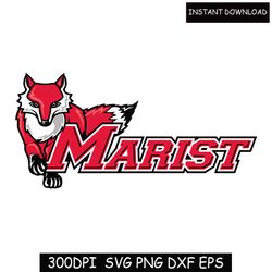 Marist College SVGs PNGs DXFs ESPSs Logo Pack Bundle