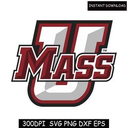 University of Massachusetts Svg, Massachusetts Svg, Layered SVG File | Premium Cut File | Cricut | Layered by Color