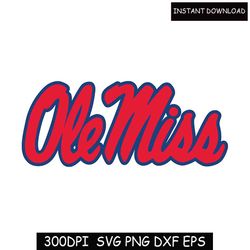 Mississippi Rebels SVG Design