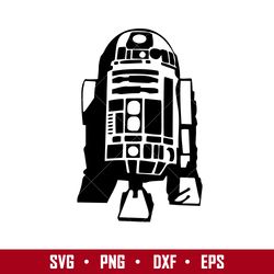 star wars r2d2 svg, r2d2 clipart svg, star wars svg, png dxf eps digital file