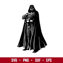 darth vader svg, darth vader clipart svg, star wars characters svg, star wars svg, png dxf eps digital file
