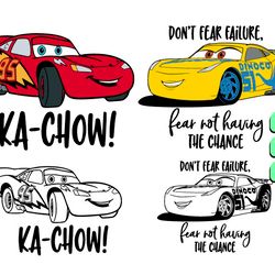 disney cars quotes svg, ka chow svg, i am speed svg, lightning mcqueen svg