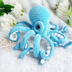 Octopus plushie Sea creatures toys